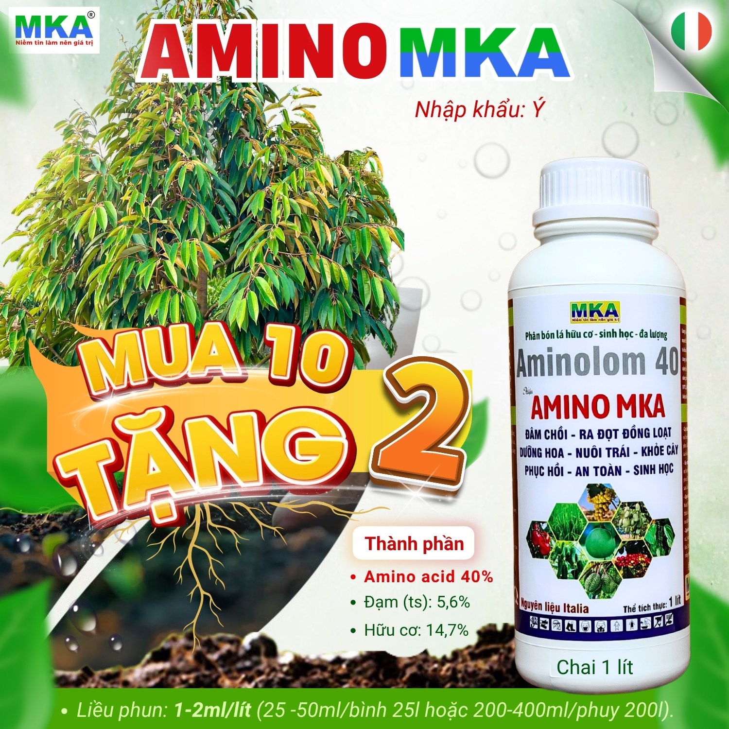 Phân bón Amino MKA